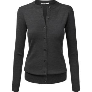 imageLL Womens Keep It Classic Round CardiganWsk781charcoal