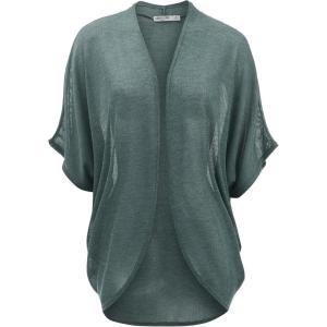imageLock and Love Kimono Style Womens Short Sleeve OpenFront Batwing Cardigan Loose fitWsk1528huntergreen