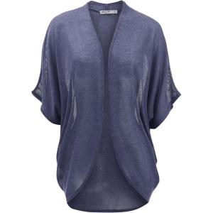 imageLock and Love Kimono Style Womens Short Sleeve OpenFront Batwing Cardigan Loose fitWsk1528navy