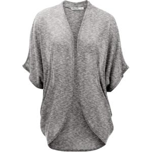 imageLock and Love Kimono Style Womens Short Sleeve OpenFront Batwing Cardigan Loose fitWsk1528whiteblack