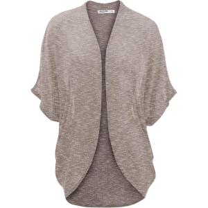 imageLock and Love Kimono Style Womens Short Sleeve OpenFront Batwing Cardigan Loose fitWsk1528whitekhaki