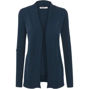 imageLock and Love Womens Open Front Knit CardiganWsk926teal