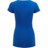 imageLock and Love Womens Basic Slim Fitted Short Sleeve Casual V Neck Cotton T ShirtWt1606blue