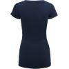 imageLock and Love Womens Basic Slim Fitted Short Sleeve Casual V Neck Cotton T ShirtWt1606navy