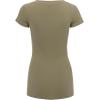 imageLock and Love Womens Basic Slim Fitted Short Sleeve Casual V Neck Cotton T ShirtWt1606olive