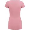 imageLock and Love Womens Basic Slim Fitted Short Sleeve Casual V Neck Cotton T ShirtWt1606rose