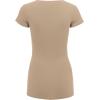 imageLock and Love Womens Basic Slim Fitted Short Sleeve Casual V Neck Cotton T ShirtWt1606taupe
