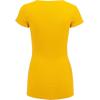 imageLock and Love Womens Basic Slim Fitted Short Sleeve Casual V Neck Cotton T ShirtWt1606yellow