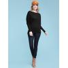 imageLock and Love Womens Casual Flowy Draped Long Sleeve Batwing Dolman Top  Soft ampamp Comfortable Loose Fit PulloverWt826black