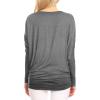 imageLock and Love Womens Casual Flowy Draped Long Sleeve Batwing Dolman Top  Soft ampamp Comfortable Loose Fit PulloverWt826hdg