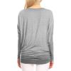 imageLock and Love Womens Casual Flowy Draped Long Sleeve Batwing Dolman Top  Soft ampamp Comfortable Loose Fit PulloverWt826heathergrey