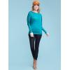 imageLock and Love Womens Casual Flowy Draped Long Sleeve Batwing Dolman Top  Soft ampamp Comfortable Loose Fit PulloverWt826jade