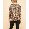 imageLock and Love Womens Casual Flowy Draped Long Sleeve Batwing Dolman Top  Soft ampamp Comfortable Loose Fit PulloverWt826leopard