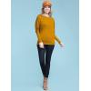 imageLock and Love Womens Casual Flowy Draped Long Sleeve Batwing Dolman Top  Soft ampamp Comfortable Loose Fit PulloverWt826mustard