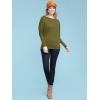 imageLock and Love Womens Casual Flowy Draped Long Sleeve Batwing Dolman Top  Soft ampamp Comfortable Loose Fit PulloverWt826olive