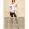 imageLock and Love Womens Casual Flowy Draped Long Sleeve Batwing Dolman Top  Soft ampamp Comfortable Loose Fit PulloverWt826rust
