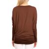 imageLock and Love Womens Casual Flowy Draped Long Sleeve Batwing Dolman Top  Soft ampamp Comfortable Loose Fit PulloverWt826rust