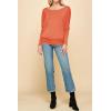 imageLock and Love Womens Casual Flowy Draped Long Sleeve Batwing Dolman Top  Soft ampamp Comfortable Loose Fit PulloverWt826salmon
