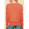 imageLock and Love Womens Casual Flowy Draped Long Sleeve Batwing Dolman Top  Soft ampamp Comfortable Loose Fit PulloverWt826salmon