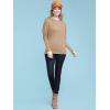 imageLock and Love Womens Casual Flowy Draped Long Sleeve Batwing Dolman Top  Soft ampamp Comfortable Loose Fit PulloverWt826taupe
