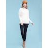 imageLock and Love Womens Casual Flowy Draped Long Sleeve Batwing Dolman Top  Soft ampamp Comfortable Loose Fit PulloverWt826white