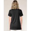 imageLock and Love Womens Casual Shirts Twist Knot Tunics TopsWt2312black