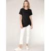 imageLock and Love Womens Casual Shirts Twist Knot Tunics TopsWt2312black