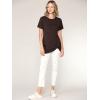 imageLock and Love Womens Casual Shirts Twist Knot Tunics TopsWt2312brown
