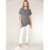 imageLock and Love Womens Casual Shirts Twist Knot Tunics TopsWt2312hdg