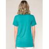 imageLock and Love Womens Casual Shirts Twist Knot Tunics TopsWt2312jade