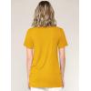 imageLock and Love Womens Casual Shirts Twist Knot Tunics TopsWt2312mustard