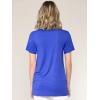 imageLock and Love Womens Casual Shirts Twist Knot Tunics TopsWt2312royalbrite