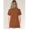 imageLock and Love Womens Casual Shirts Twist Knot Tunics TopsWt2312rust