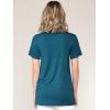 imageLock and Love Womens Casual Shirts Twist Knot Tunics TopsWt2312teal
