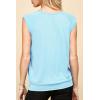 imageLock and Love Womens Scoop Neck Short Sleeve SolidPrintDipDye Sweetheart Top S3XL Plus SizeWt1054aqua