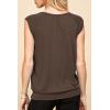 imageLock and Love Womens Scoop Neck Short Sleeve SolidPrintDipDye Sweetheart Top S3XL Plus SizeWt1054brown