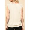 imageLock and Love Womens Scoop Neck Short Sleeve SolidPrintDipDye Sweetheart Top S3XL Plus SizeWt1054cream