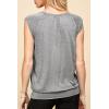 imageLock and Love Womens Scoop Neck Short Sleeve SolidPrintDipDye Sweetheart Top S3XL Plus SizeWt1054heathergrey