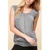 imageLock and Love Womens Scoop Neck Short Sleeve SolidPrintDipDye Sweetheart Top S3XL Plus SizeWt1054heathergrey