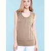 imageLock and Love Womens Scoop Neck Short Sleeve SolidPrintDipDye Sweetheart Top S3XL Plus SizeWt1054khaki