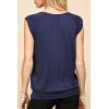 imageLock and Love Womens Scoop Neck Short Sleeve SolidPrintDipDye Sweetheart Top S3XL Plus SizeWt1054navy