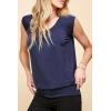 imageLock and Love Womens Scoop Neck Short Sleeve SolidPrintDipDye Sweetheart Top S3XL Plus SizeWt1054navy