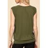 imageLock and Love Womens Scoop Neck Short Sleeve SolidPrintDipDye Sweetheart Top S3XL Plus SizeWt1054olive