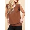 imageLock and Love Womens Scoop Neck Short Sleeve SolidPrintDipDye Sweetheart Top S3XL Plus SizeWt1054rust
