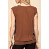 imageLock and Love Womens Scoop Neck Short Sleeve SolidPrintDipDye Sweetheart Top S3XL Plus SizeWt1054rust