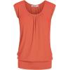 imageLock and Love Womens Scoop Neck Short Sleeve SolidPrintDipDye Sweetheart Top S3XL Plus SizeWt1054salmon