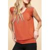 imageLock and Love Womens Scoop Neck Short Sleeve SolidPrintDipDye Sweetheart Top S3XL Plus SizeWt1054salmon