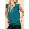 imageLock and Love Womens Scoop Neck Short Sleeve SolidPrintDipDye Sweetheart Top S3XL Plus SizeWt1054teal
