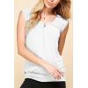 imageLock and Love Womens Scoop Neck Short Sleeve SolidPrintDipDye Sweetheart Top S3XL Plus SizeWt1054white