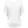 imageLock and Love Womens Short Sleeve Crew NeckV Neck TieDye Dolman Tunic TopWt1038white
